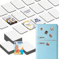 40Pcs Sublimation Picture Magnet Blanks Personalized Square Magnets for Refrigerator Custom Magnets Sublimation Blanks Products DIY Craft Gifts for Kitchen Office Decorative.