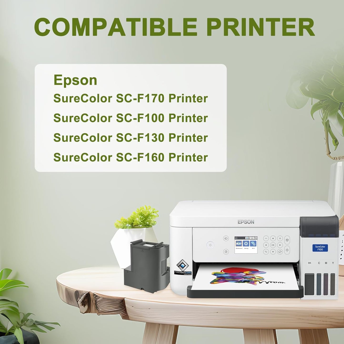 C13S210125 SC23MB S210125 Remanufactured Maintenance Box Replacement for EPSON SC-F170 SC-F100 SC-F130 SC-F160 Printer