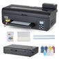 CREWORKS XP600 A3 DTF Printer, Transfer Printing Machine with White Ink Circulation & Stirring System, Auto Cleaning DTF Transfer Printer, T-Shirt Direct to Film with Oven Film Roll & Inks.