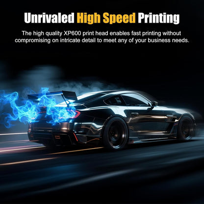 EXPLUX A1 DTF Printer,with XP600 Dual Printheads, Twice The Print Speed, Maximum 24-inch(A1Size) Print Width with 7-inch LED Touchscreen + Auto Timed Cleaning, Gift Ink 2 Year.