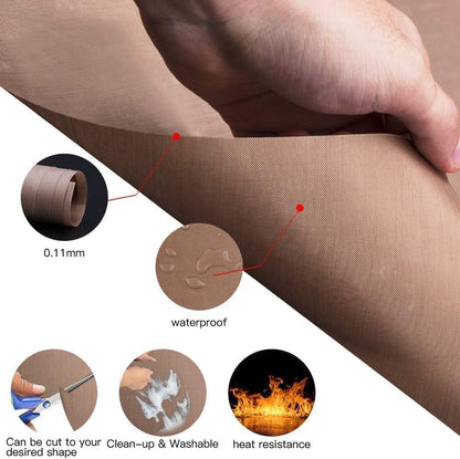 3 Pack PTFE Teflon Sheet for Heat Press Transfer Sheet Non Stick 16 x 20 Heat Transfer Paper Reusable Heat Resistant Craft Mat.