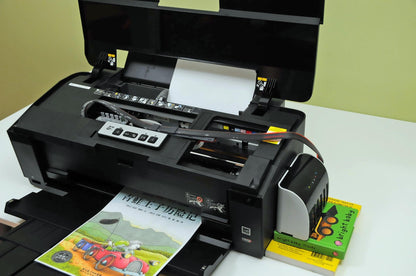 INKXPRO Empty Remanufactured Refill Cartridge Kit Works with Artisan 1430 Stylus Photo 1400 Printers (Refillable cartridges with 600ml Sublimation Ink).
