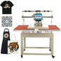 32x40 Inch Heat Press, 220V 8000W High Pressure Clamshell Heat Press Machine for Business, Large Professional Digital Control Heat Transfer Machine for Sublimation, Sliding Base Design.