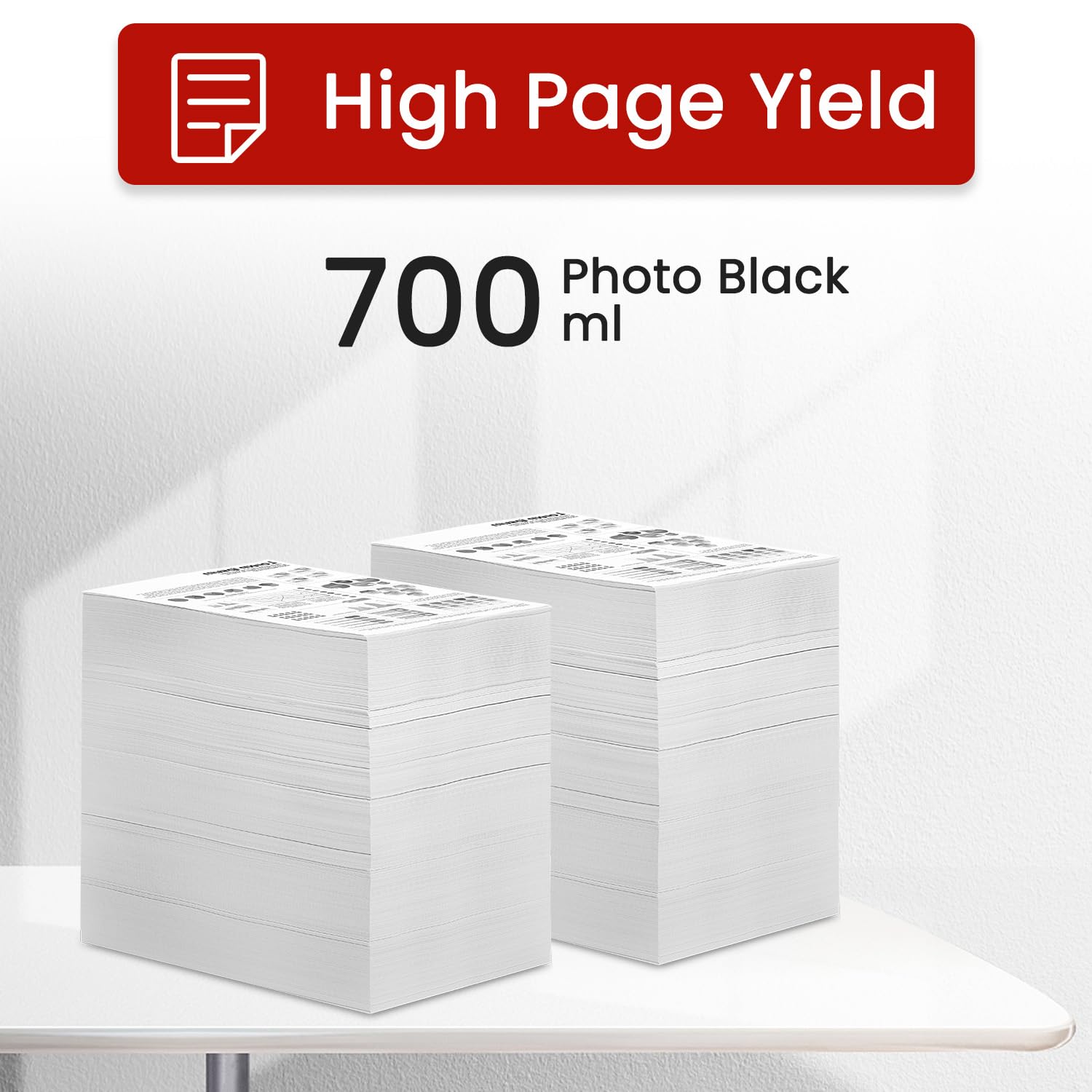 PFI-3700 Pigment Ink Tank 700ml Set (with New Chip) Replacement for Canon PFI-3700 Ink Bundle for imagePROGRAF PRO-2600 PRO-4600 PRO-6600 PRO-4600S PRO-6600S Printers (PBK/GY/C/M/Y/R/B/PC/PM/PGY/CO).