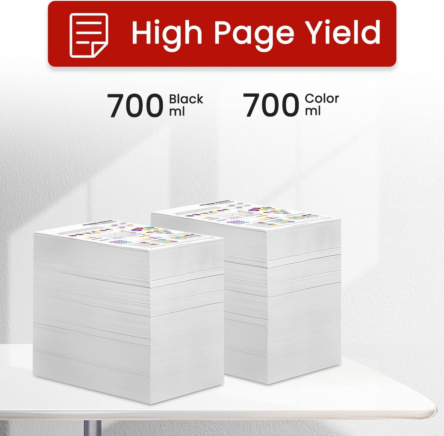 PFI-1700 Pigment Ink Tank 700ml with New Chip Replacement for Canon PFI-1700 Ink for imagePROGRAF PRO 2000 4000 4000S 6000 6000S Large-Format Printer, 12-Pack (MBK/PBK/C/M/Y/R/GY/B/PGY/PC/PM/CO).