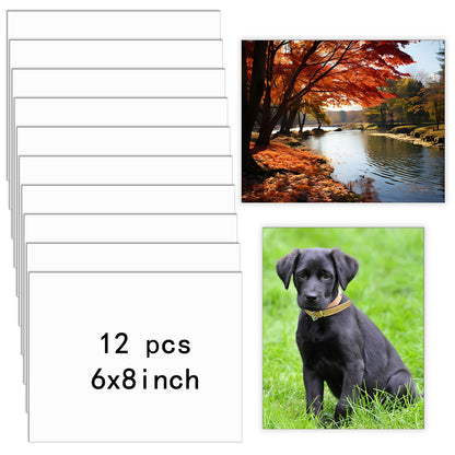 12 Pcs Sublimation Photo Blanks 8 x 10 Inch sublimation metal sign  - s Aluminum Photo Sign Blank Photo DIY Sign Wall Frame Poster for Living Room Bedroom.