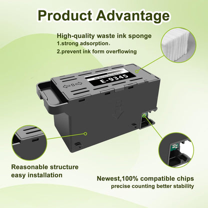 E-9345 PXMB9/C12C934591 Ink Maintenance Box for WF-7840 ET-16650 ET-16600 ET-8550 ET-5850 ET-5880 ET-8500 WF-7820 WF-7310 ET-5800 EC-C7000 ST-C8000 ST-8090 Printer