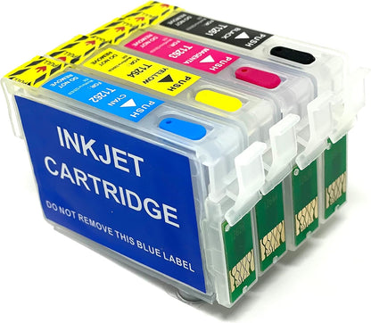 INKXPRO Remanufactured Empty 126 126XL High Capacity Empty Cartridge for 126 for Workforce 545 645 845 630 WF-3520 WF-3540 WF-7520 WF-7010 Stylus NX430.