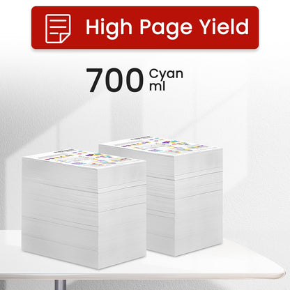 PFI-3700 Pigment Ink Tank 700ml Set (with New Chip) Replacement for Canon PFI-3700 Ink Bundle for imagePROGRAF PRO-2600 PRO-4600 PRO-6600 PRO-4600S PRO-6600S Printers (PBK/GY/C/M/Y/R/B/PC/PM/PGY/CO).