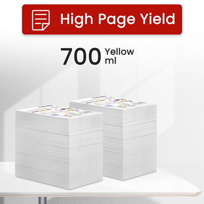 PFI-3700 Pigment Ink Tank 700ml Set (with New Chip) Replacement for Canon PFI-3700 Ink Bundle for imagePROGRAF PRO-2600 PRO-4600 PRO-6600 PRO-4600S PRO-6600S Printers (PBK/GY/C/M/Y/R/B/PC/PM/PGY/CO).
