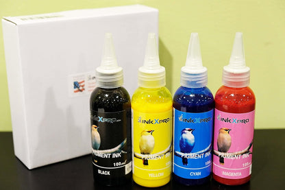 INKXPRO Brand 4X100ml Hi Quality Pigment Ink Refills for Epson Workforce 7840 7820 7310 7010 7510 7520 3540 3520 3620 3640 7610 7620 7710 7720 7210 7110 Printer
