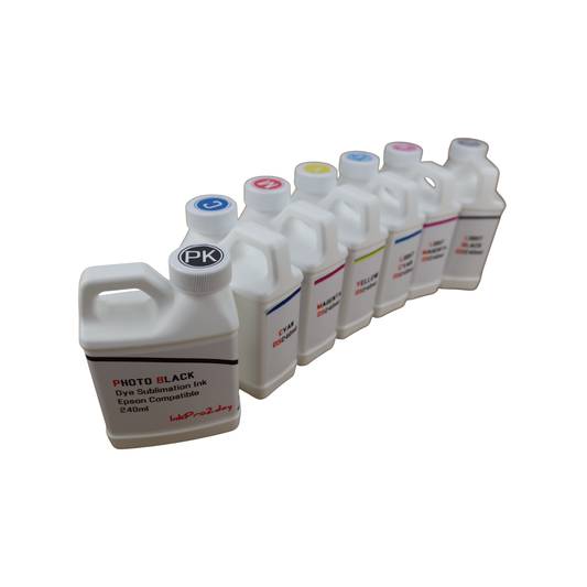 7 240ml bottles Dye Sublimation Ink for Epson Stylus Pro 7600 9600 Printers