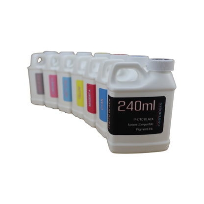 7 240ml bottles compatible Pigment Ink for Epson Stylus Pro 7600 9600 Printer