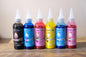 INKXPRO Brand 6X100ml True Color Heat Transfer Pigment Ink Refills for Artisan XP All-in-one Printer.