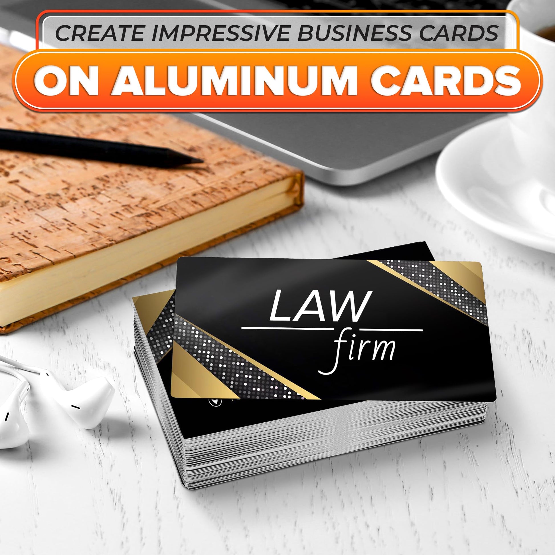 100 Pcs Metal Sublimation Blanks – Double-Sided Sublimation Business Card Blanks for Printing of Logos, Nameplates, and Custom Gifts – Smooth Finish Ultra-Thin Aluminum Alloy Cards in Pearl Color.