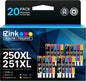 E-Z Ink Compatible Ink Cartridges Replacement for Canon 250 251 XL PGI-250XL CLI-251XL to use with Pixma MX922 MX920 MG5520 MG7520 IX6820 IP8720 MG6620 MG6320 MG7120 (20 Pack).