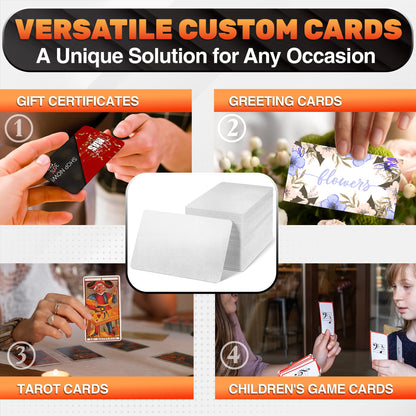 100 Pcs Metal Sublimation Blanks – Double-Sided Sublimation Business Card Blanks for Printing of Logos, Nameplates, and Custom Gifts – Smooth Finish Ultra-Thin Aluminum Alloy Cards in Pearl Color.
