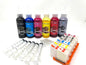 INKXPRO EcoPRO 312XL Empty Ink System CISS Refillable Cartridge Kit for Chipless Firmware Installed EPSON XP-15000 Printer (Without Damper).