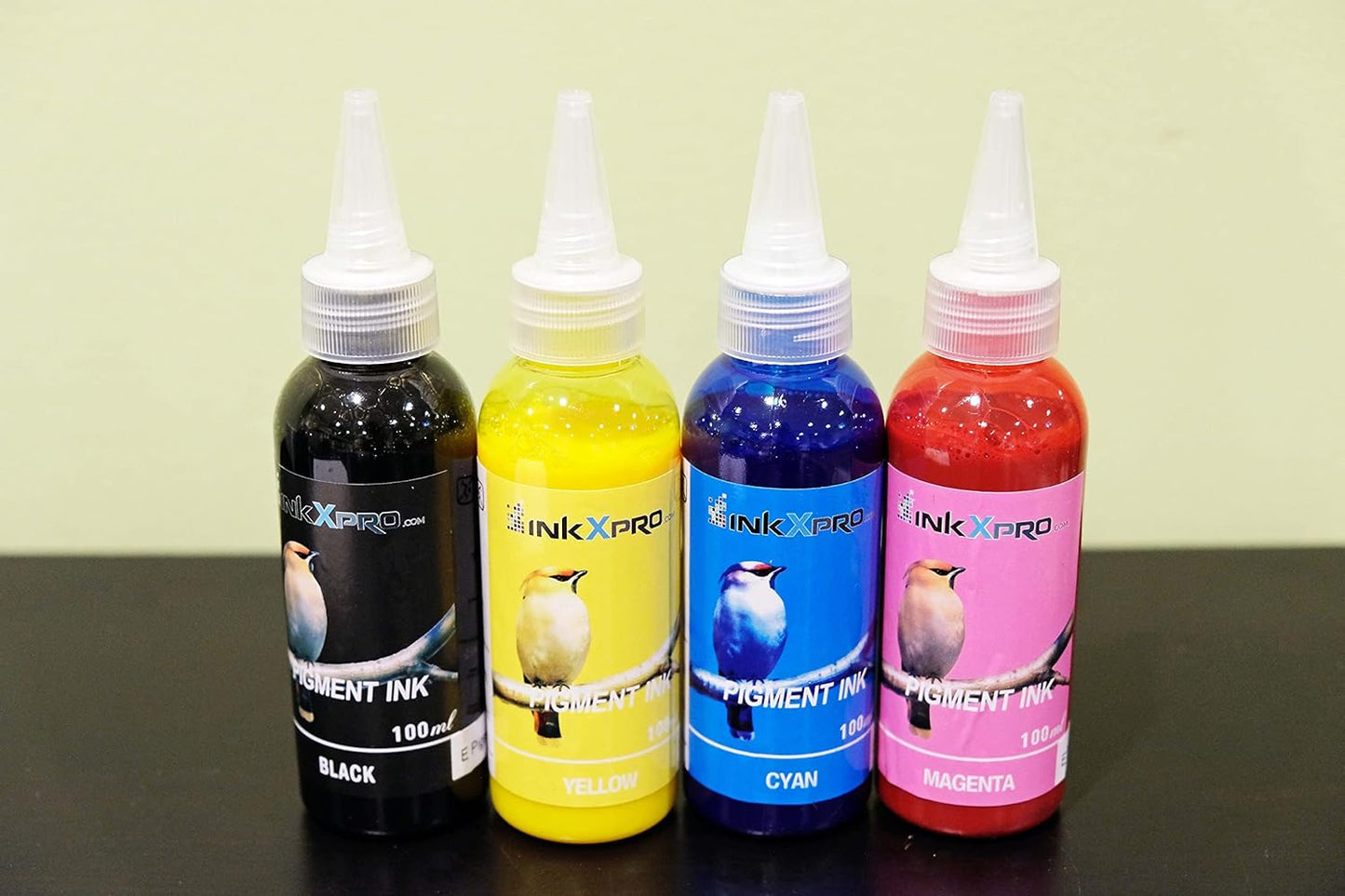 INKXPRO Brand 4X100ml Hi Quality Pigment Ink Refills for Epson Workforce 7840 7820 7310 7010 7510 7520 3540 3520 3620 3640 7610 7620 7710 7720 7210 7110 Printer
