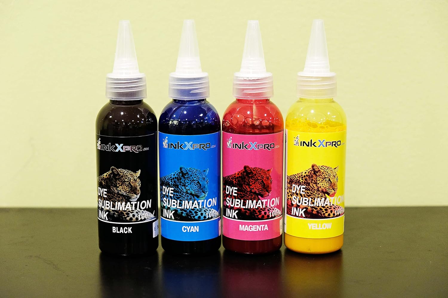 INKXPRO Remanufactured 4X100ml Sublimation Ink Cartridge with one-time use chip for Epson 812XL T812XL Fit for Workforce Pro WF-7840 WF-7820 WF-7310 Printer for Sublimation Printing..