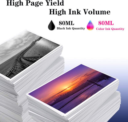 Remanufactured T157 Ink Cartridges Replacements with for Stylus Photo R3000 Printer (9 Pack: 80ML T157120 T157220 T157320 T157420 T157520 T157620 T157720 T157820 T157920) 157 Ink Cartridge