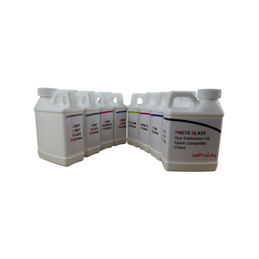 8 240ml bottles Dye Sublimation Ink for Epson Stylus Pro 7880 9880 Printers