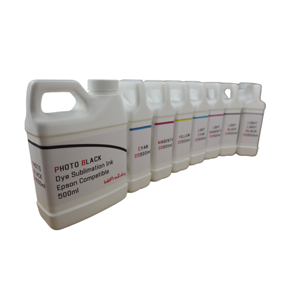 8 500ml bottles Dye Sublimation Ink for Epson Stylus Pro 7880 9880 Printers