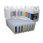 8 1000ml bottles compatible Pigment Ink 8 Refillable Ink Cartridges for Epson Stylus Pro 7880 9880 Printers