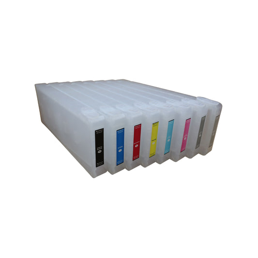 8 Refillable Ink Cartridges for Epson Stylus Pro 7800 9800 Printer