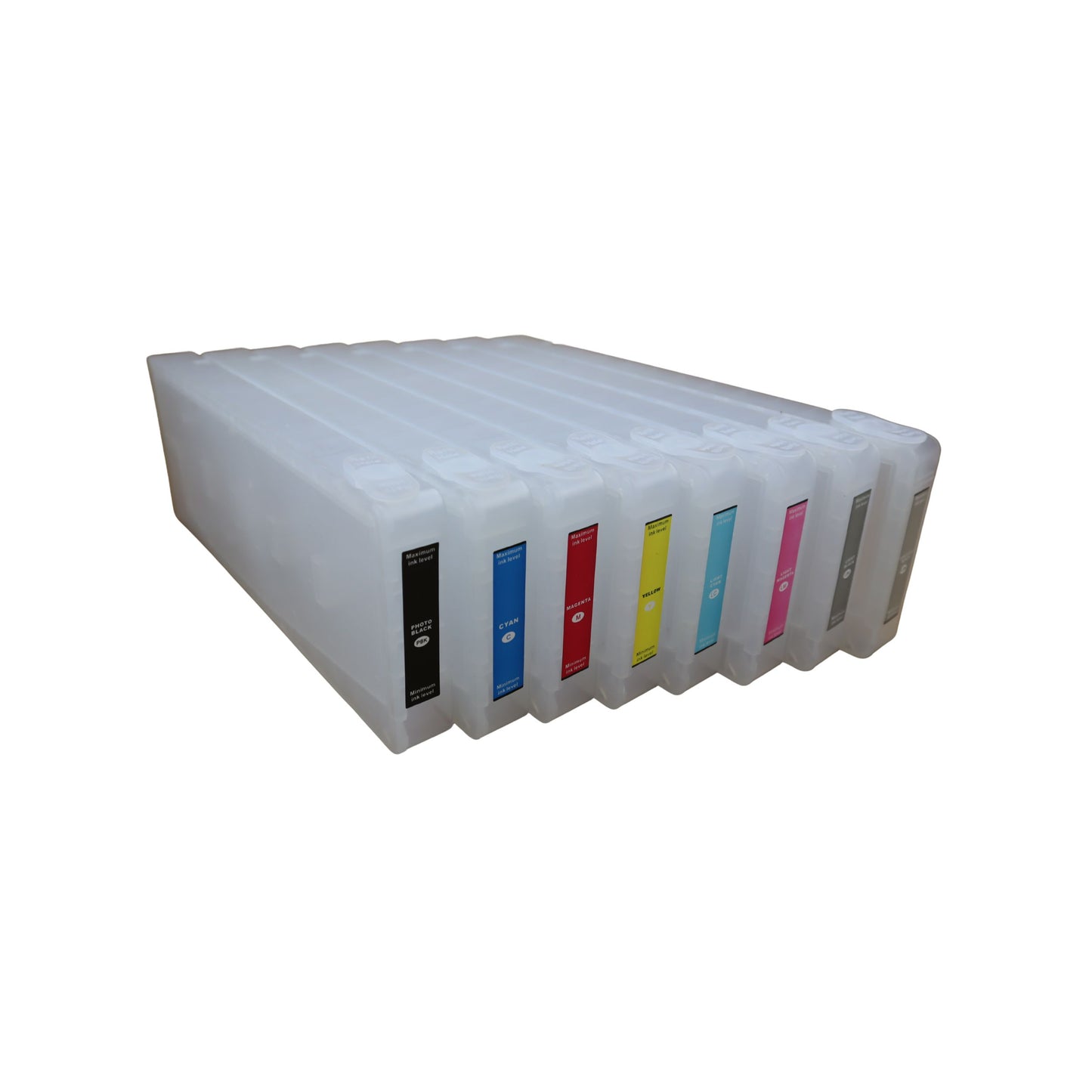 8 Refillable Ink Cartridges for Epson Stylus Pro 7880 9880 Printer