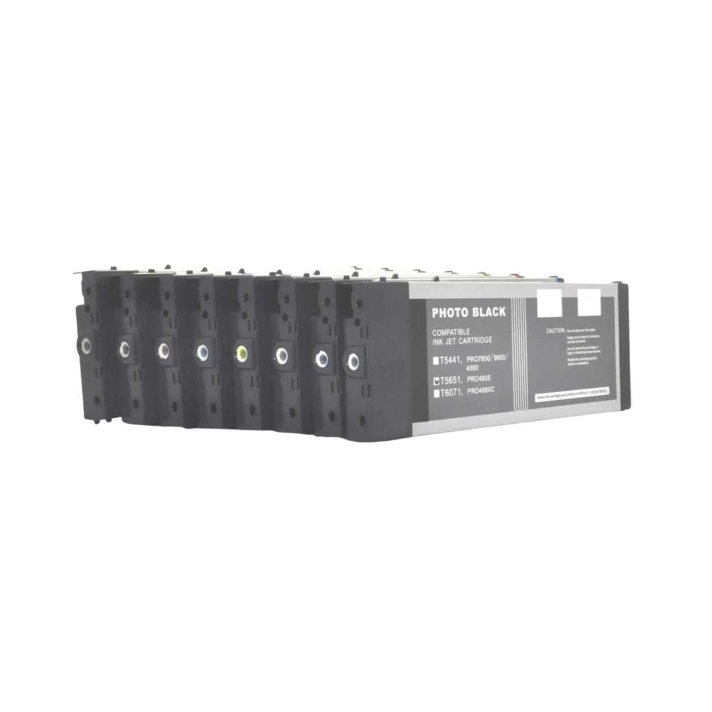 8- T606 remanufactured Pigment Ink Cartridges for Epson Stylus Pro 4800 Printer
