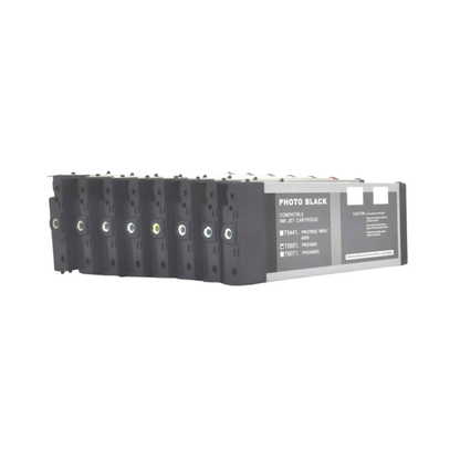 8- T606 remanufactured Pigment Ink Cartridges for Epson Stylus Pro 4800 Printer