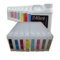 8- 240ml bottles compatible Pigment Ink 8- Refillable Ink Cartridges for Epson Stylus Pro 7800 9800 Printers