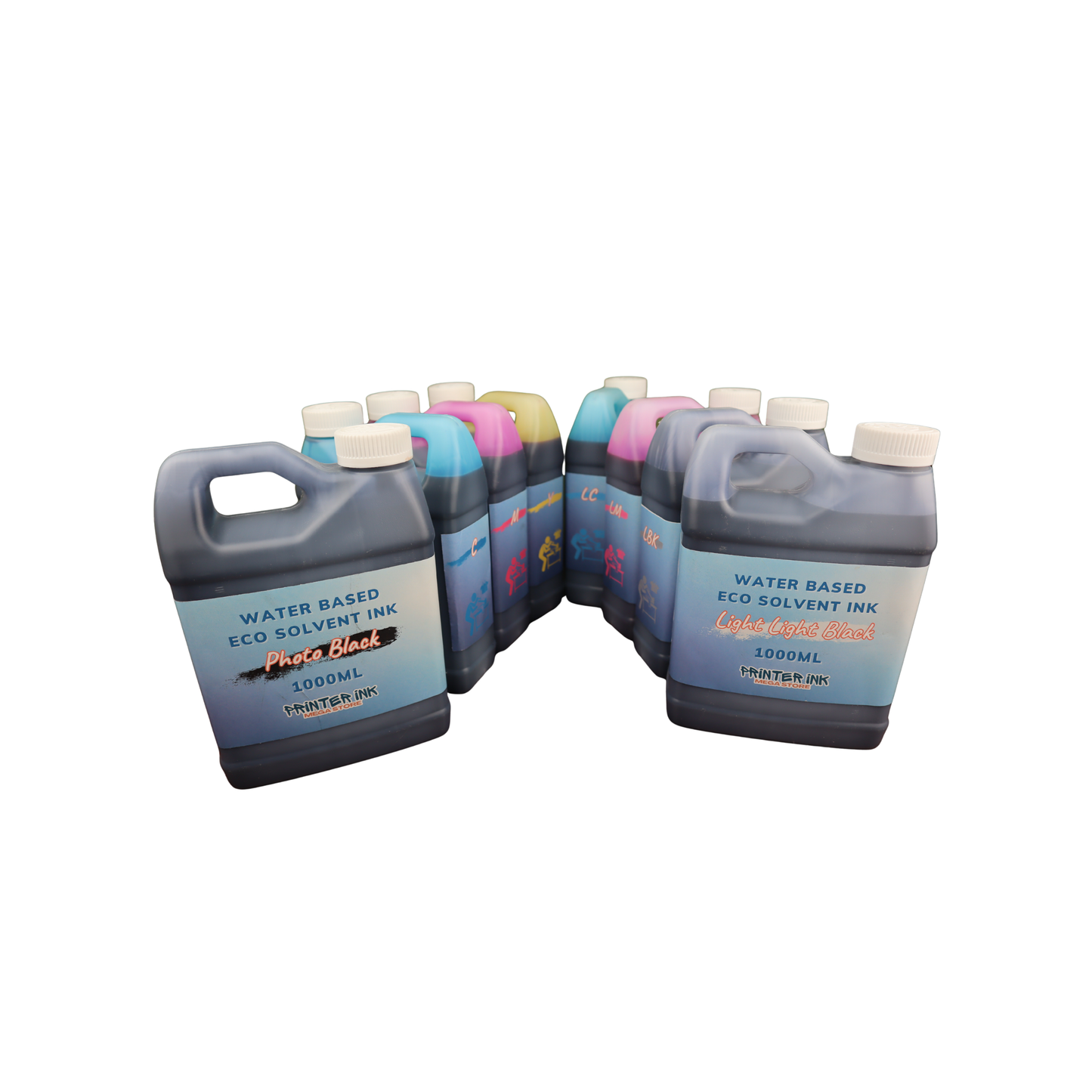 8 1000ml Eco Solvent Water Based Ink for Epson Stylus Pro 4800