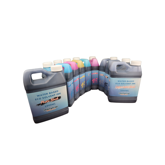 9 1000ml bottles Eco Solvent Water Based Ink for Epson Stylus Pro 7890 9890 printers