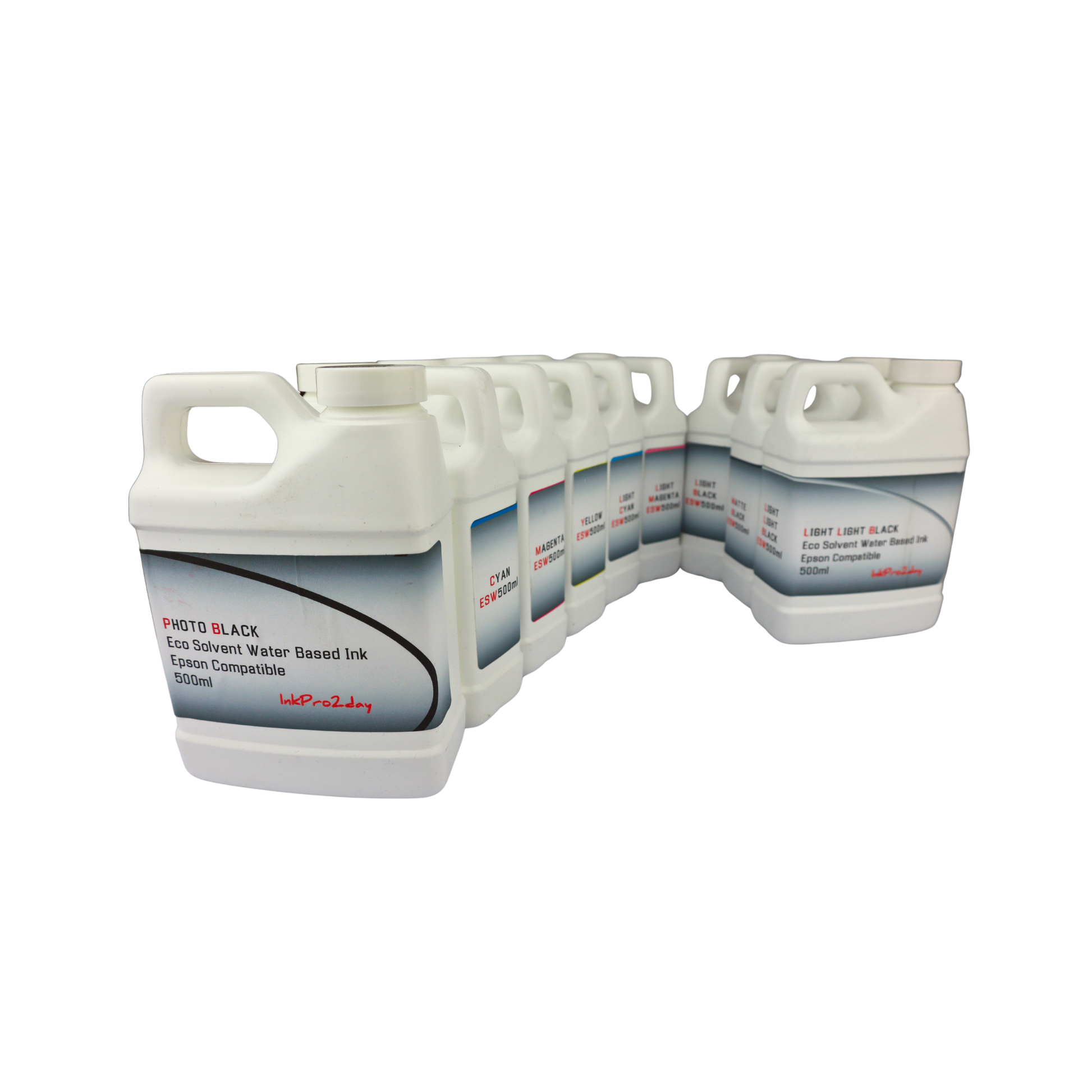 9 500ml bottles Eco Solvent Water Based Ink for Epson SureColor P800 printer