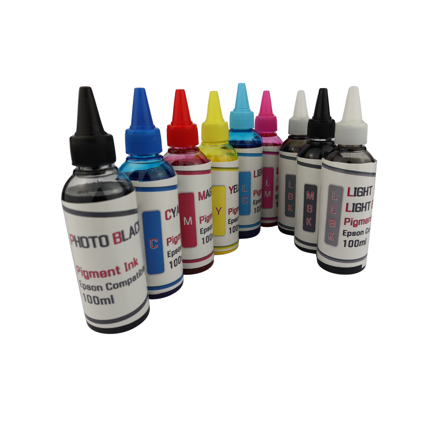 9 100ml bottles Pigment Ink for Epson Stylus Photo R3000 Printer