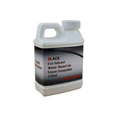 Black 240ml bottle Eco Solvent Water Based Ink for Epson Epson Stylus Photo 1400 printer