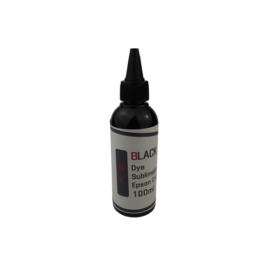 Black 100ml bottle Dye Sublimation Ink for Epson WorrkForce 840 845 Printers