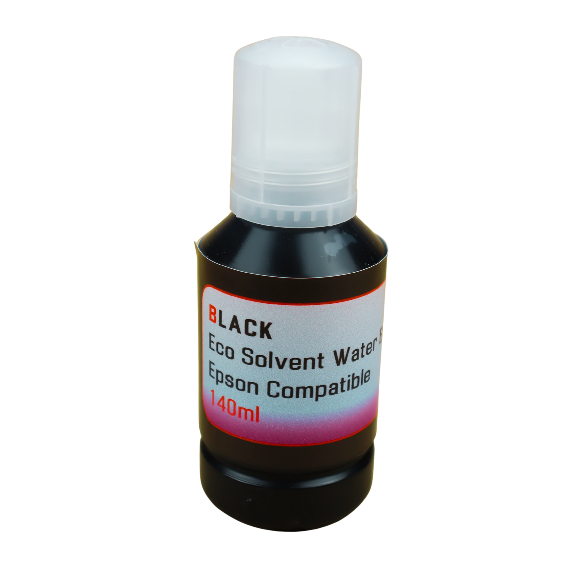 Black 140m bottle Eco Solvent Water Based Ink for Epson EcoTank Pro ET-16600 ET-16650 printers