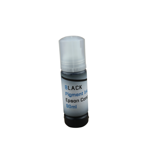 Black 90ml bottle Pigment Ink for Epson EcoTank ET-3930 ET-3943 ET-3950 Printers