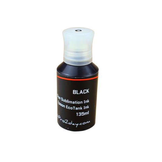 Black 135ml bottle Dye Sublimation Ink for Epson EcoTank ET-4700 ET-4800 ET-4810 printers