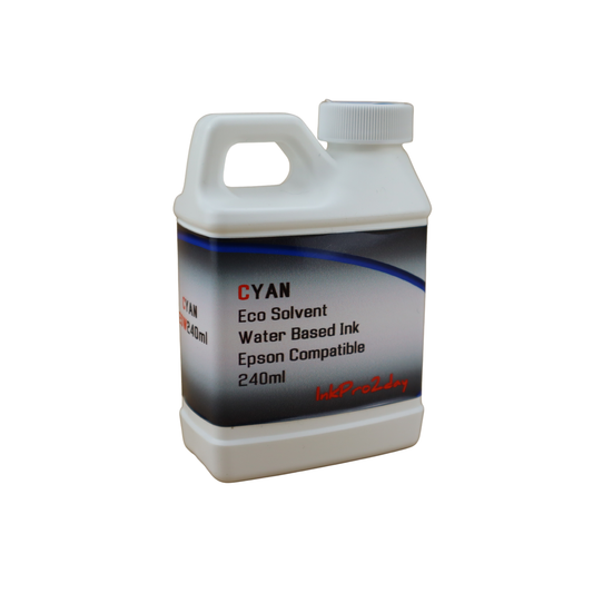 Cyan 240ml bottle Eco Solvent Water Based Ink for Epson Stylus Pro 7800 9800 printers