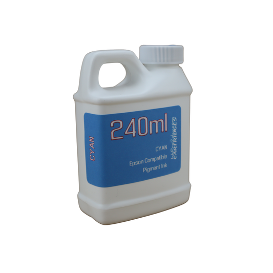 Cyan 240ml bottle compatible Pigment Ink for Epson Stylus Pro 7800 9800 Printers