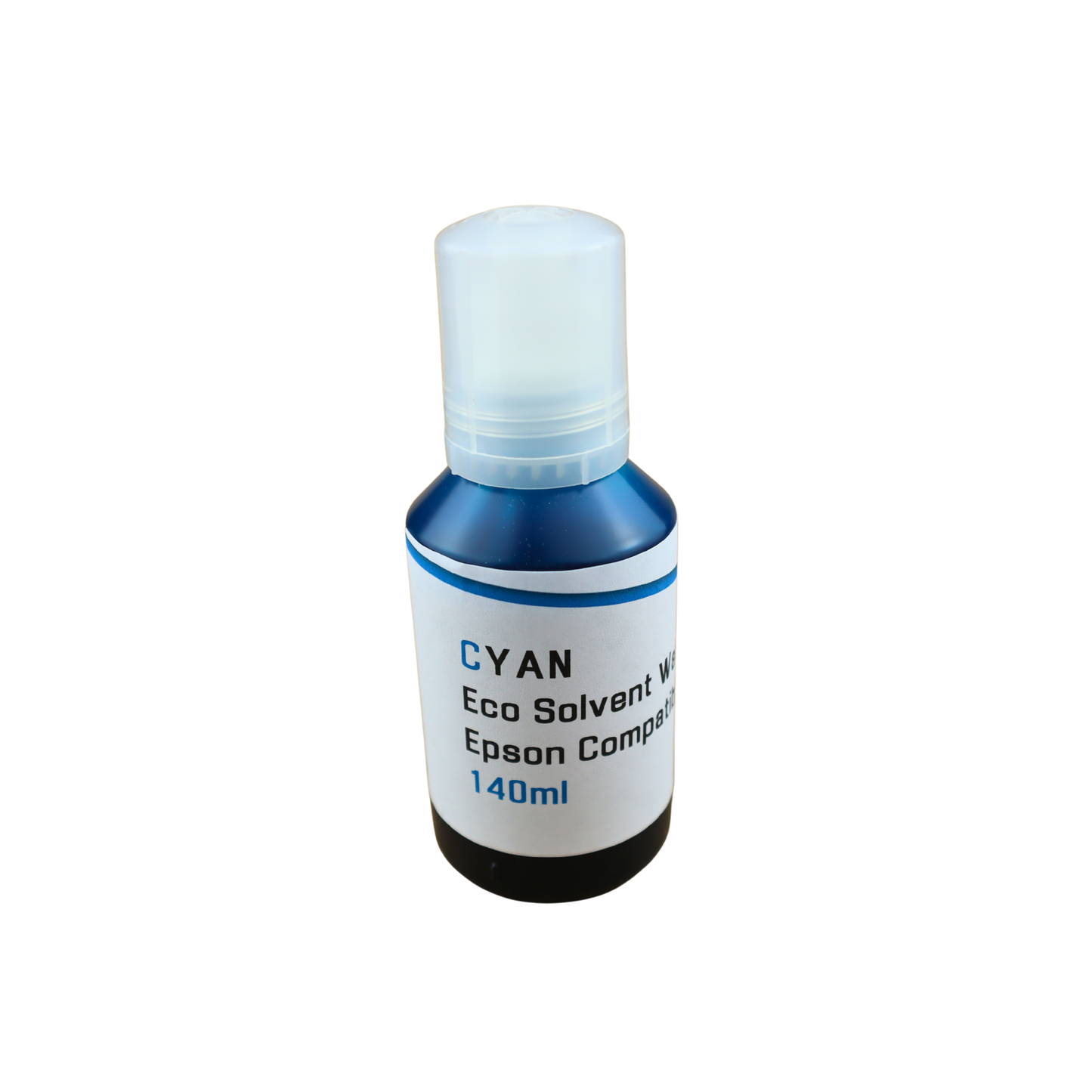 Cyan 140m bottle Eco Solvent Water Based Ink for Epson EcoTank ET-7700 ET-7750 printers