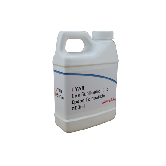 Cyan 500ml bottle Dye Sublimation Ink for Epson EcoTank Pro ET-16600 ET-16650 printers