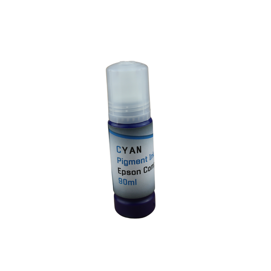 Cyan 90ml bottle Pigment Ink for Epson EcoTank Photo ET8500 ET-8550 printers