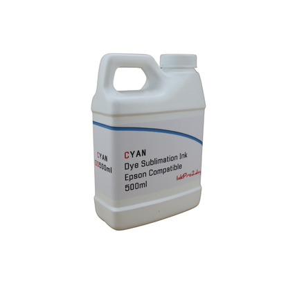 Cyan 500ml bottle Dye Sublimation Ink for Epson SureColor P5000 Printer