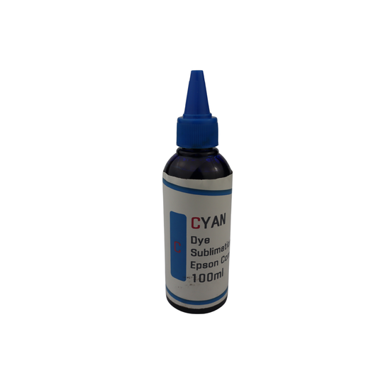 Cyan 100ml bottle Dye Sublimation Ink for Epson SureColor P600 Printer