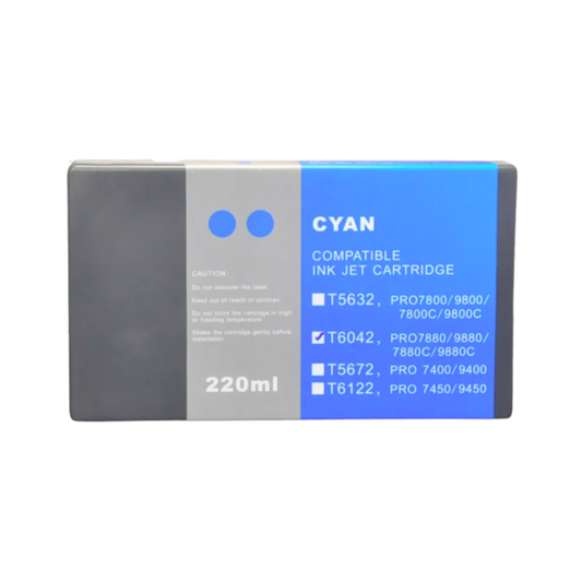 Cyan T603 remanufactured Pigment Ink Cartridge for Epson Stylus Pro 7880 9880 Printer